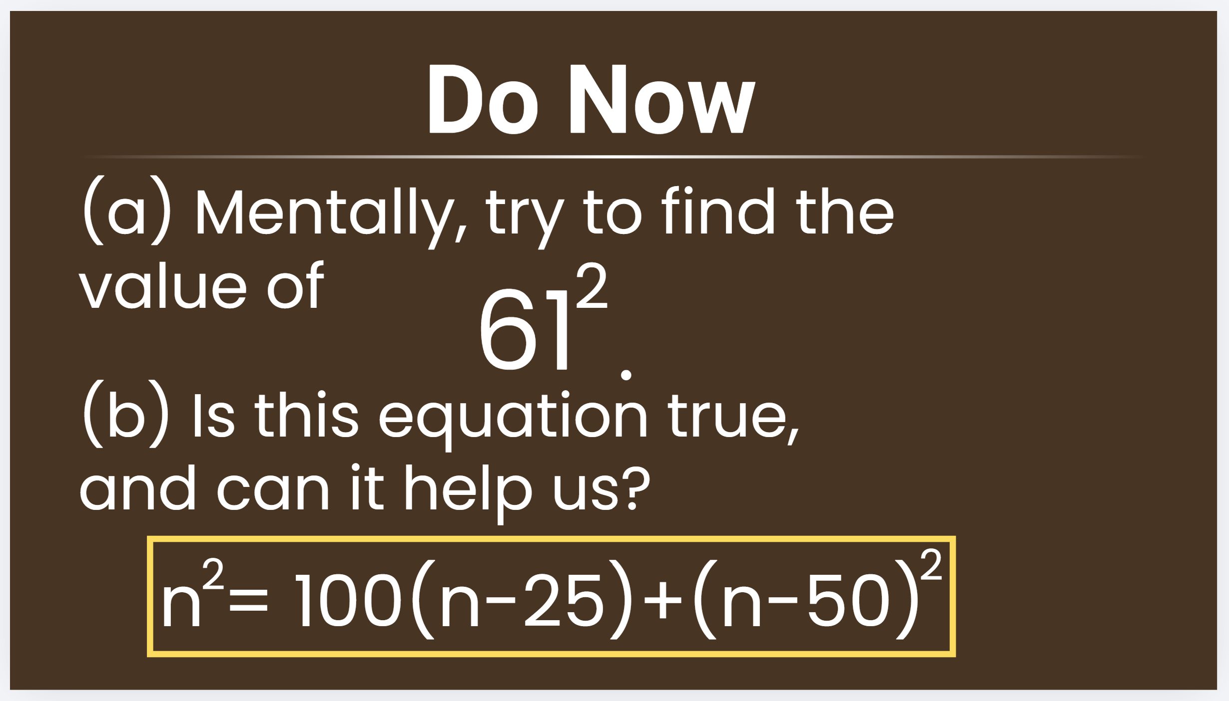 Algebra