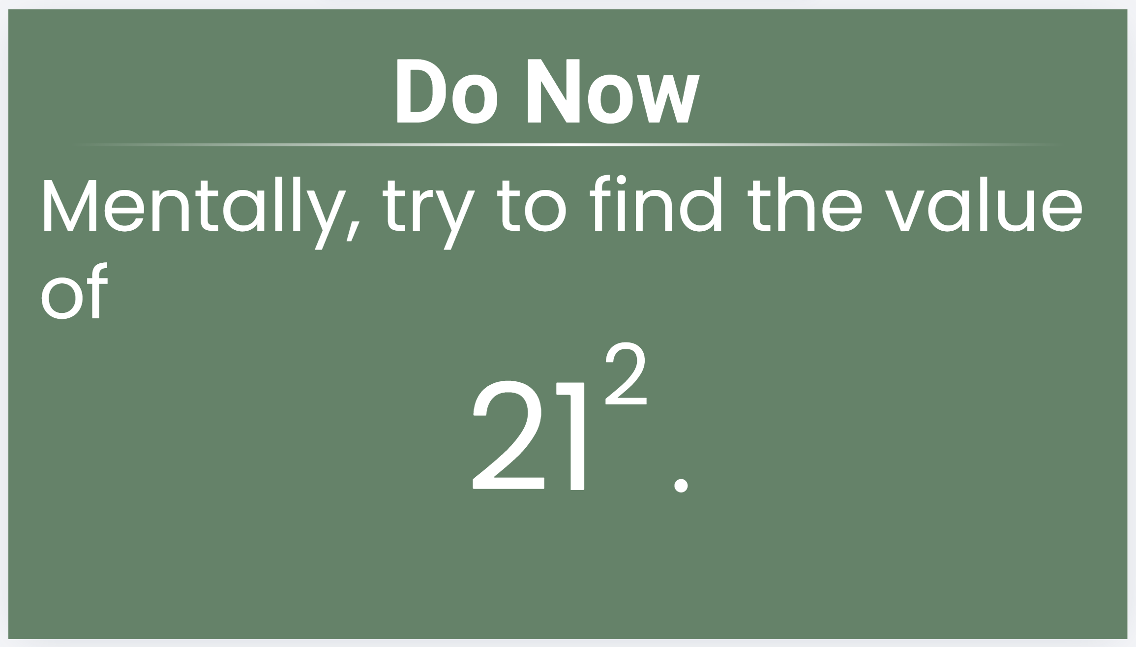 Algebra